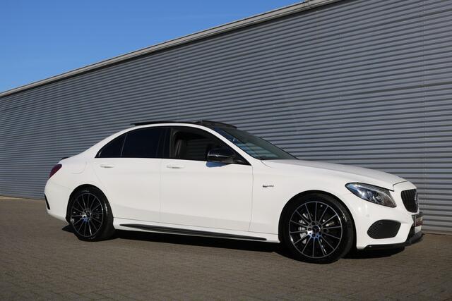 Mercedes-Benz C-KLASSE AMG 43 4MATIC 367PK (Pano Performance/Memory Navi/360Camera Burmester Distronic Stankachel Full-Led 19InchAMG PrivacyGlass Pdc V+A)