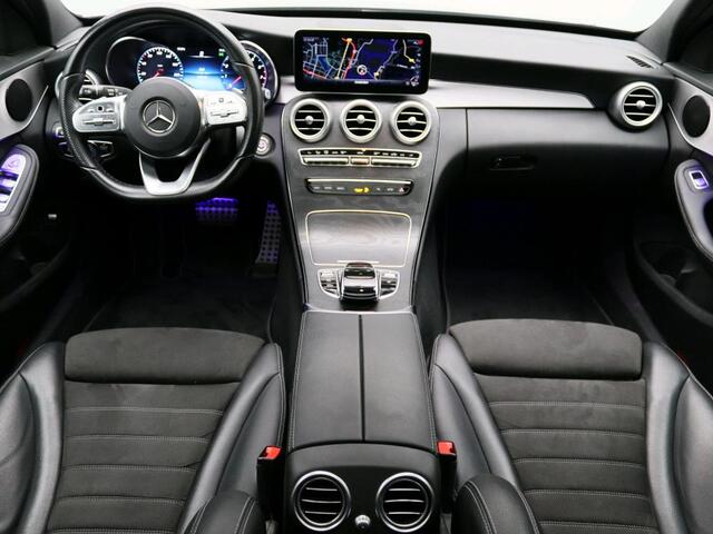 Mercedes-Benz C-KLASSE Estate 200 Business Solution AMG AMG Line | Night Pakket | Panorama Schuif-Kanteldak | Trekhaak | Digitaal Dashboard | KeyLess-Go. Inclusief 24 maanden MB Certified garantie voor Europa.