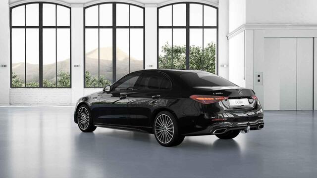 Mercedes-Benz C-KLASSE 300e Business Solution AMG | Panoramaschuifdak | Trekhaak | DIGITAL LIGHT | 360°-camera | Stoelverwarming | Dodehoekassistent |