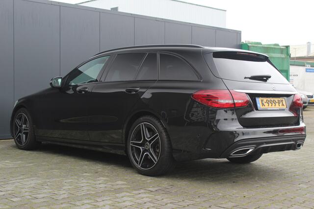 Mercedes-Benz C-KLASSE Estate 200 Business Solution AMG 184pk | Incl. 12 maanden garantie 1e Eigenaar | 360 Camera | Stoelverwarming | Apple Carplay | Sportstoelen Leer | LED verlichting | Zwarte hemel | Elektr. kofferbak | Navigatie | Cruise control | Virtual cockpit | Bomvoll
