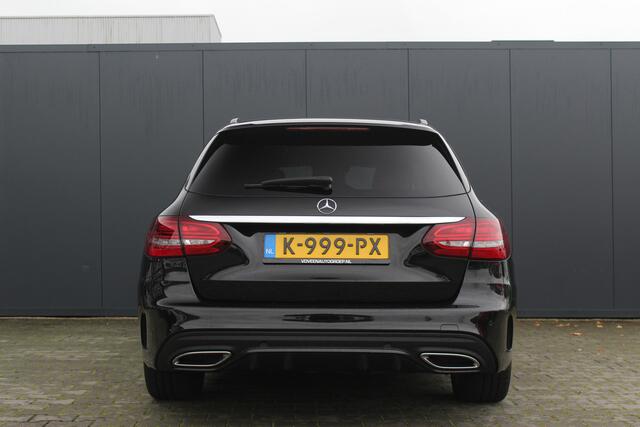 Mercedes-Benz C-KLASSE Estate 200 Business Solution AMG 184pk | Incl. 12 maanden garantie 1e Eigenaar | 360 Camera | Stoelverwarming | Apple Carplay | Sportstoelen Leer | LED verlichting | Zwarte hemel | Elektr. kofferbak | Navigatie | Cruise control | Virtual cockpit | Bomvoll