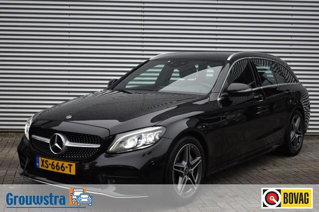 Mercedes-Benz C-KLASSE 180 PREMIUM + AMG PACK / LED PAKKET / P.CAM. / EL. TREKH.