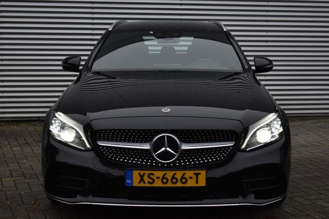 Mercedes-Benz C-KLASSE 180 PREMIUM + AMG PACK / LED PAKKET / P.CAM. / EL. TREKH.
