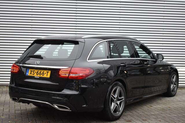 Mercedes-Benz C-KLASSE 180 PREMIUM + AMG PACK / LED PAKKET / P.CAM. / EL. TREKH.