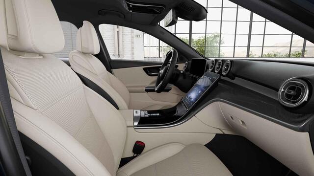 Mercedes-Benz C-KLASSE Estate 200 Luxury Line | Memory | Sfeerverlichting | Digital Light | 360 graden camera | Beige interieur | Stoelverwarming |