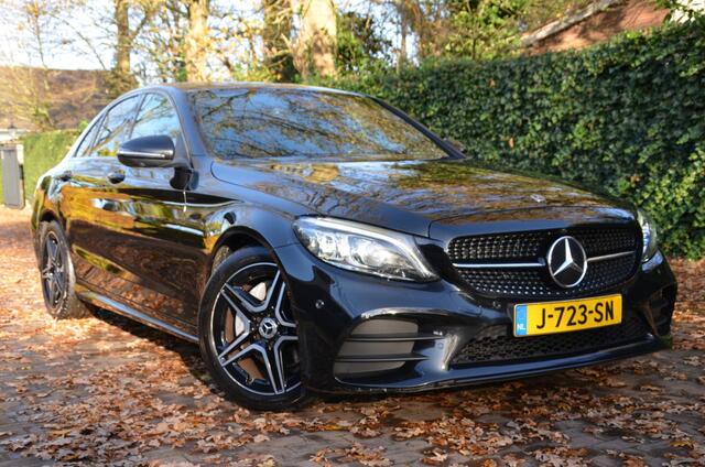 Mercedes-Benz C-KLASSE 180 Business Solution AMG Automaat/Navi/Pdc/Ecc/Panoramadak/360°-Camera/digitale dashboard/Stoelverwarming/Half-leer/Led/18-Inch Lmv/Premium Sound system