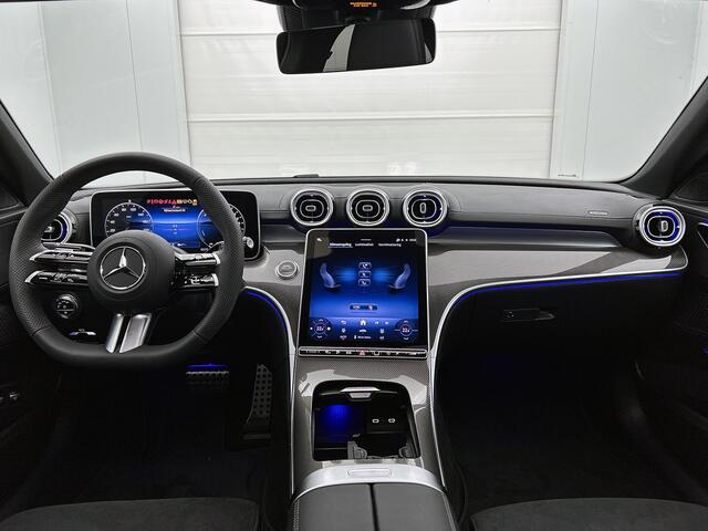 Mercedes-Benz C-KLASSE 300 e Business Solution AMG | Nightpakket | Trekhaak | Middenconsole metaalstructuur | Panoramaschuifdak | Smartphone integratie | Memorypakket | 360° camera | Antidiefstalpakket GUARD 360° Plus |