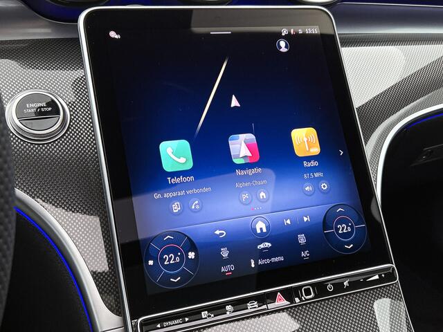 Mercedes-Benz C-KLASSE 300 e Business Solution AMG | Nightpakket | Trekhaak | Middenconsole metaalstructuur | Panoramaschuifdak | Smartphone integratie | Memorypakket | 360° camera | Antidiefstalpakket GUARD 360° Plus |