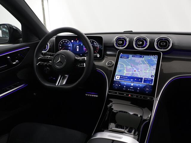 Mercedes-Benz C-KLASSE Estate 180 Business Solution AMG | Panoramadak | 19-Inch | Trekhaak | Digital Light | Night pakket | Memory pakket | Stoelverwarming