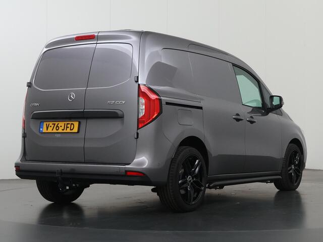 Mercedes-Benz CITAN 112 CDI L1 SELECT Automaat | BPM VRIJ | Keyless Entry | Trekhaak | LED Koplampen | Apple Carplay | Lichtmetalen velgen | Sidebars | Spiegels in kleur | Achteruitrijcamera | Cruise Control | Airco |