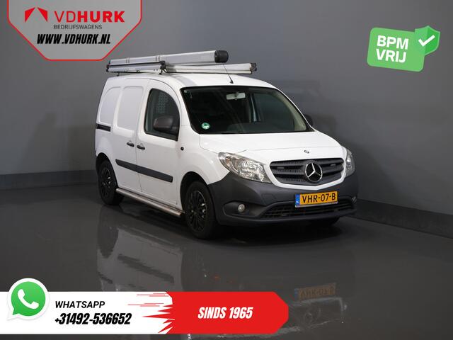 Mercedes-Benz CITAN 112 BENZINE MARGE Imperiaal/ Inrichting/ Sidebars/ Airco/ Trekhaak/ PDC