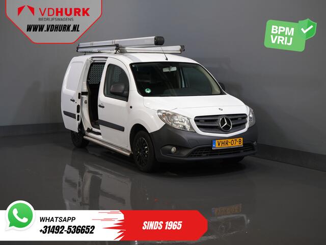 Mercedes-Benz CITAN 112 BENZINE MARGE Imperiaal/ Inrichting/ Sidebars/ Airco/ Trekhaak/ PDC