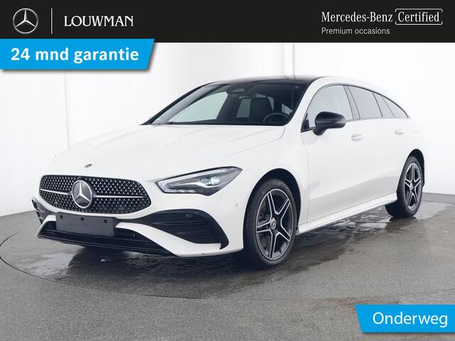 Mercedes-Benz CLA-KLASSE Shooting Brake 250 e AMG Plug-In Hybride | AMG Line Premium | Night Pakket | Panorama Schuif-Kanteldak | 11 kw Laden | Stuur en Stoelverwarmig | Inclusief 24 maanden MB Certified garantie voor Europa.