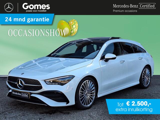 Mercedes-Benz CLA-KLASSE Shooting Brake 180 | Panoramadak | AMG | Achteruitrijcamera | Stoelverwarming | Multibeam LED | Sfeerverlichting | Keyless-GO | Elektrische achterklep