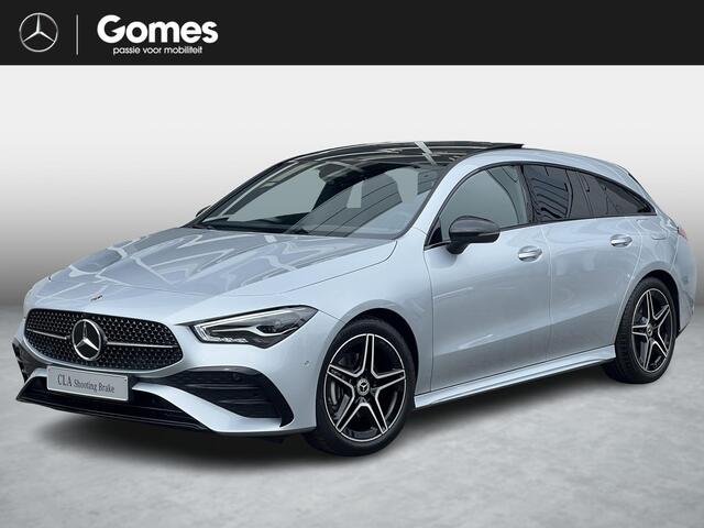 Mercedes-Benz CLA-KLASSE Shooting Brake 180 Star Edition AMG LIMITED | Night Pakket | Panoramadak | Trekhaak | Apple CarPlay | Android Auto | Sfeerverlichting | Stoelverwarming | Achteruitrijcamera | Parkeersensoren | Elektrisch inklapbare buitenspiegels