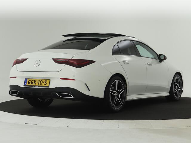 Mercedes-Benz CLA-KLASSE 180 Star Edition AMG Line | Nightpakket | KEYLESS GO-comfortpakket | Parkeerpakket met achteruitrijcamera | USB pakket plus | Dodehoekassistent | Sfeerverlichting | Draadloos oplaadsysteem voor Smartphone |