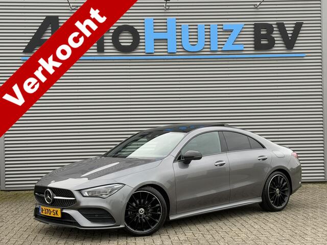 Mercedes-Benz CLA-KLASSE 180 AMG Line Panoramadak-/ Schuif-kanteldak Widescreen Keyless Entry Head-Up Display Ambienteverlichting ACC 19 Inch LED 360 Graden Camera Night Pakket BTW Vol!!
