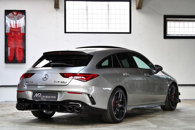 Mercedes-Benz CLA-KLASSE Shooting Brake AMG 45 S 4MATIC+ Premium Plus | Performance stoelen | Memory | Burmester | 360 Camera | Panoramadak |