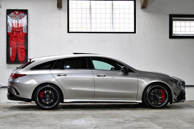 Mercedes-Benz CLA-KLASSE Shooting Brake AMG 45 S 4MATIC+ Premium Plus | Performance stoelen | Memory | Burmester | 360 Camera | Panoramadak |