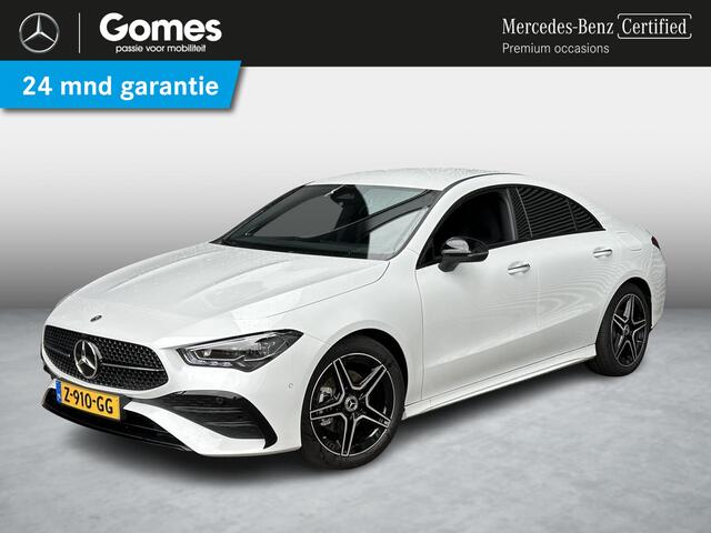 Mercedes-Benz CLA-KLASSE 180 AMG Line | Night Pakket | Burmester Surround Sound | Dodehoekassistent | MULTIBEAM LED Koplampen | Sfeerverlichting | Stoelverwarming | Achteruitrijcamera | Elektrisch Inklapbare Buitenspiegels