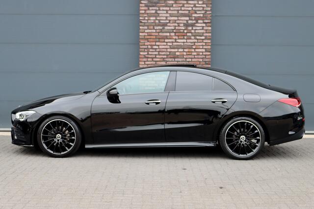 Mercedes-Benz CLA-KLASSE 180 AMG Line Aut7 | Panoramadak | Memory | Sfeerverlichting | Camera | Advanced Sound System | Keyless Go | Zitcomfortpakket | Cruise Control | Multibeam LED |