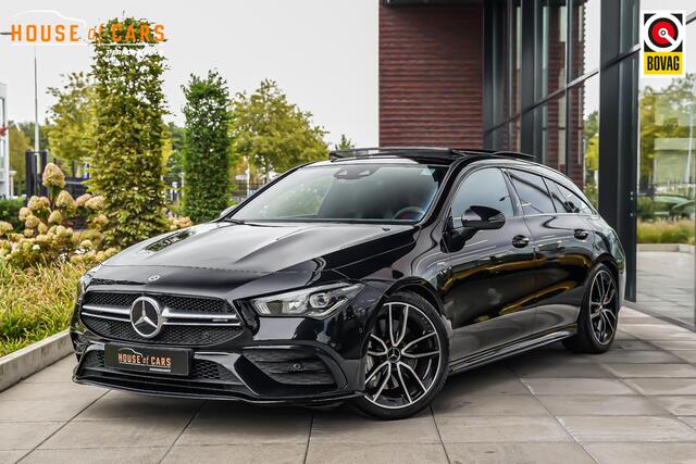 Mercedes-Benz CLA-KLASSE 35 AMG 306pk 4MATIC Premium Plus |panoramadak|Burmester|HUD|BLIS|Apple Carplay|stoelverwarming|parkeercamera|adaptive cruise control|clima control|
