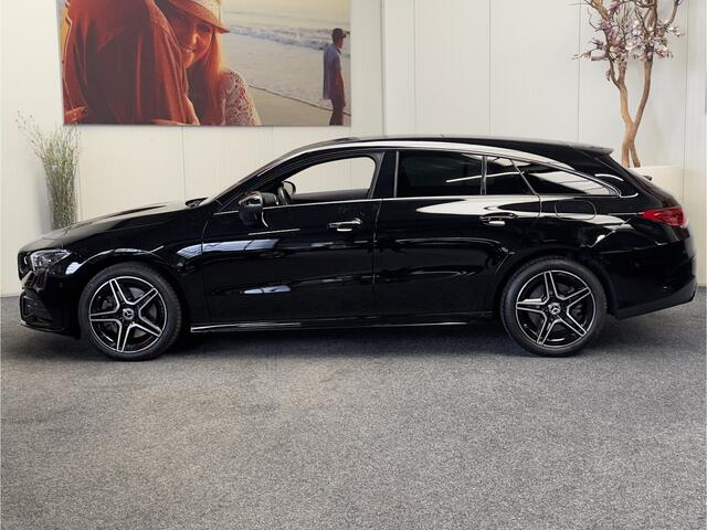 Mercedes-Benz CLA-KLASSE SHOOTING BRAKE 250 e AMG LINE NAVIGATIE CRUISE CONTROL CLIMATE CONTROL PANORAMA SCHUIF/KANTELDAK APPLE CARPLAY/ANDROID RIJSTROOKSENSOREN ACHTERUITRIJCAMERA ZEER MOOI !! 3010