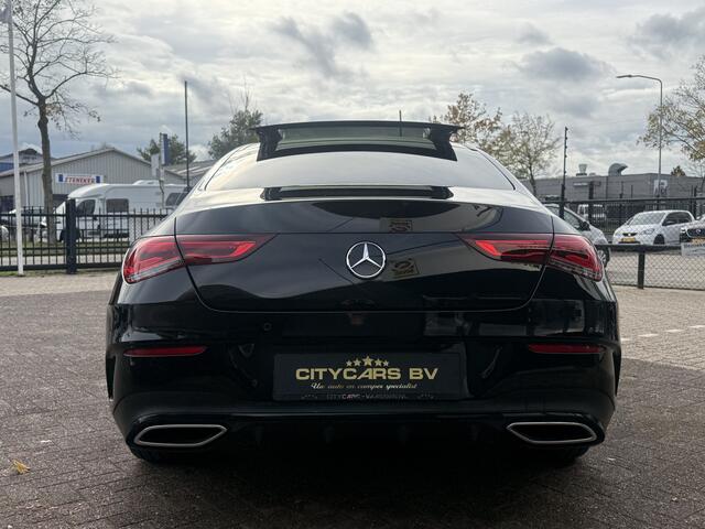 Mercedes-Benz CLA-KLASSE 200 AMG-LINE automaat panodak navi camera climate ctr cruise ctr keyless matrix lmv 18 inch sound dealer onderhouden