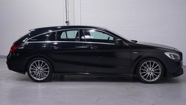 Mercedes-Benz CLA-KLASSE Shooting Brake 200 Prestige Edition navi sportstoelen cruise-controle PDC v+a carbon inleg led-verlichting camera stoelverwarming schakelflippers