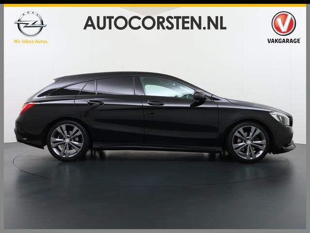Mercedes-Benz CLA-KLASSE Shooting Brake 180 K AMG Sportst. Navi 18" Stuur+Stoel+ Leer / Alcantara Clima PDC High-Performance-LED Night Edition Plus Diamond-Grille Priv.Glas Led AMG Line + Style Actieve motorkap Zwarte-Hemel Camtronic UMTS Licht en zichtpakket Brake-Assist Park-Pi