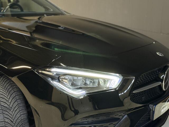 Mercedes-Benz CLA-KLASSE Shooting Brake 250 e AMG | Pano | Sfeerverlichting | Burmester | 360 Camera | Adaptive cruise | Elektr. stoelen + memory | Stoelverwarming | Full LED