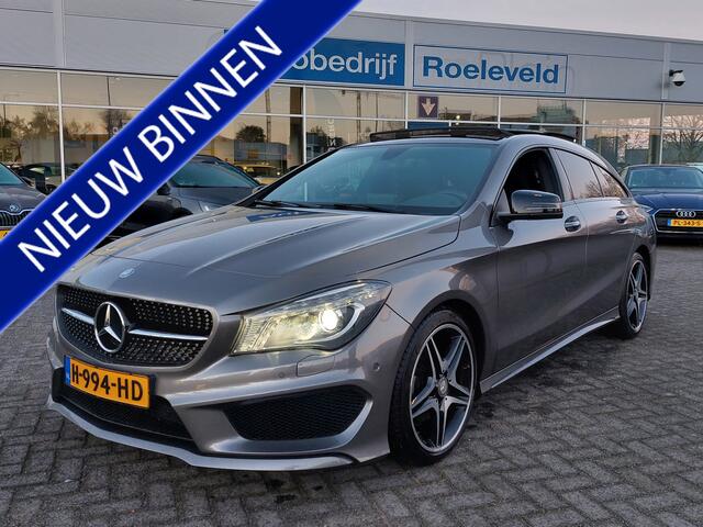 Mercedes-Benz CLA-KLASSE Shooting Brake 180 122pk Sport Edition AMG | Airco | Cruise | Bi-Xenon | Leder+Alcantara | Panorama Schuifdak | Stoelverwarming | Privacy Glass | 18'''lm | Trekhaak
