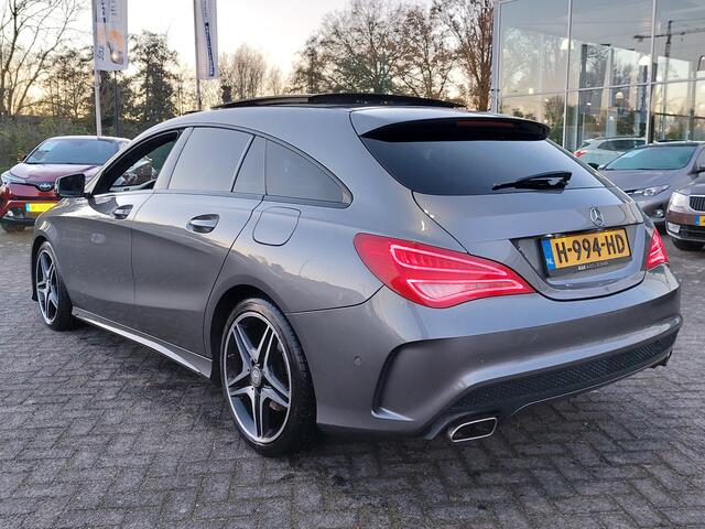Mercedes-Benz CLA-KLASSE Shooting Brake 180 122pk Sport Edition AMG | Airco | Cruise | Bi-Xenon | Leder+Alcantara | Panorama Schuifdak | Stoelverwarming | Privacy Glass | 18'''lm | Trekhaak