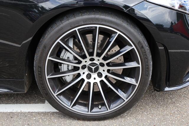 Mercedes-Benz CLS-KLASSE AMG 53 4MATIC+ Premium Plus l Schuif- / Kanteldak l Distronic Plus l Memory l Stoelverwamarming en Stoelventilatie l Head Up l LED adaptief l Airmatic l Keyless Go l Burmester l Sfeerverlichting l Nappa LEDER l AMG Night pakket l Achteruitrij camera | Dra