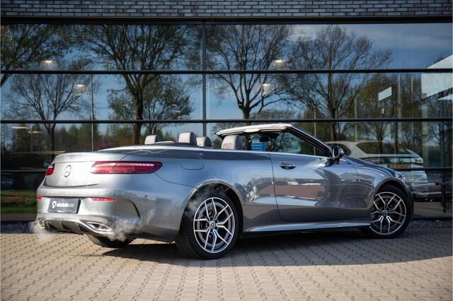 Mercedes-Benz E-KLASSE Cabrio 200 AMG Line Open dak, sfeerverlichting, stoel- en nekverwarming, isofix
