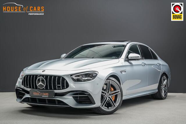Mercedes-Benz E-KLASSE AMG 63 S 4MATIC+ |keramische remmen|panoramadak|Burmester|sportuitlaat|360 camera|memory|multibeam LED|Apple Carplay|blind spot|20" lichtmetalen velgen|