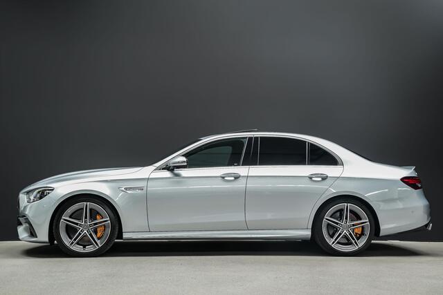 Mercedes-Benz E-KLASSE AMG 63 S 4MATIC+ |keramische remmen|panoramadak|Burmester|sportuitlaat|360 camera|memory|multibeam LED|Apple Carplay|blind spot|20" lichtmetalen velgen|