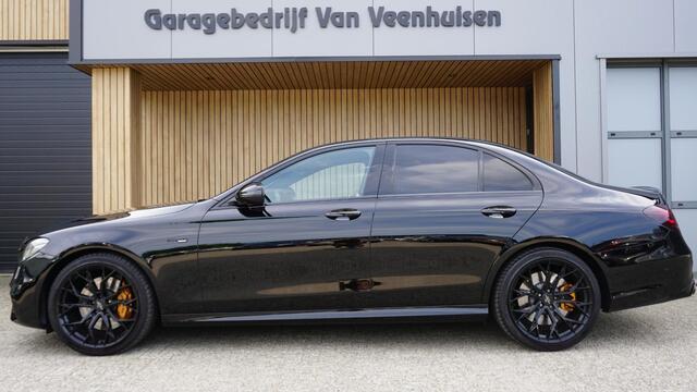 Mercedes-Benz E-KLASSE AMG 43 401pk 4-Matic Luchtvering Wide Screen 360 camera 20inch LM *93067 km* Burmeister Black optic ambi light * Keurig nette AMG