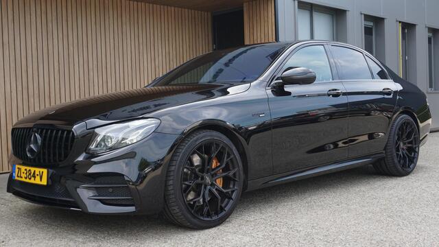 Mercedes-Benz E-KLASSE AMG 43 401pk 4-Matic Luchtvering Wide Screen 360 camera 20inch LM *93067 km* Burmeister Black optic ambi light * Keurig nette AMG