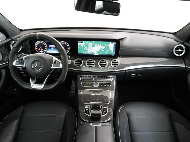 Mercedes-Benz E-KLASSE AMG 63 S 4MATIC+ Dealer onderhouden Panoramadak Burmester High end Massage Keramische remmen Sfeerverlichting