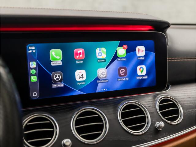 Mercedes-Benz E-KLASSE 350 e AMG Sport 286Pk Automaat (PANORAMADAK, LUCHTVERING, BURMESTER, WIDESCREEN, HEAD-UP DISPLAY, APPLE CARPLAY, SFEERVERLICHTING, MEMORY SEATS, LEDER, 360 CAMERA, ADAPTIVE CRUISE, NIEUWSTAAT)