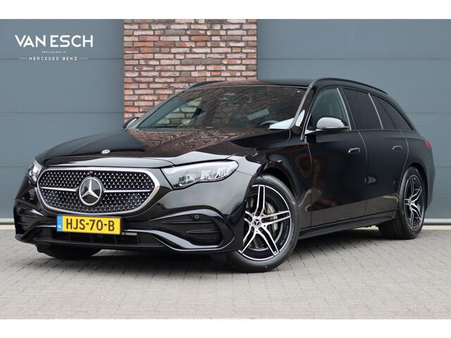 Mercedes-Benz E-estate 200 AMG Line Aut9 | Distronic Pro | Trekhaak | Verwarmd Stuurwiel | Camera | Keyless Go | High Perf. LED | Zitcomfortpakket | Nightpakket |