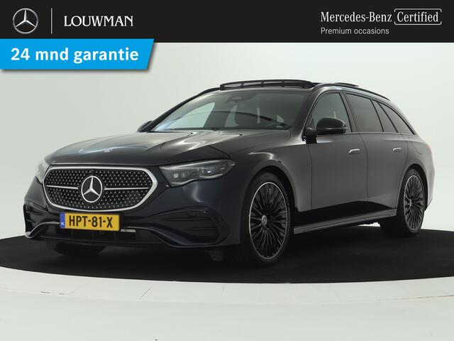 Mercedes-Benz E-estate 300 e AMG Plug-In Hybride Trekhaak | Stoelkoeling/stoelverwarming | 360° camera | Apple CarPlay | Inclusief 24 maanden MB Certified garantie voor Europa.