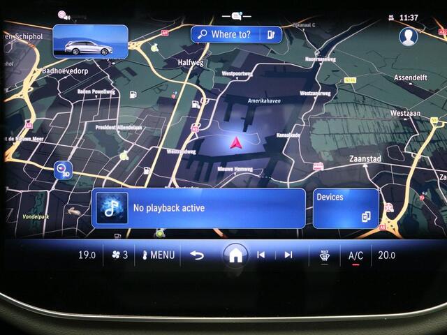 Mercedes-Benz E-estate 300 e Exclusive Line AMG Line | Night Pakket | Panorama Schuif-Kanteldak | Lederen bekleding | Alarm. Inclusief 24 maanden Mercedes-Benz Certified garantie voor Europa.