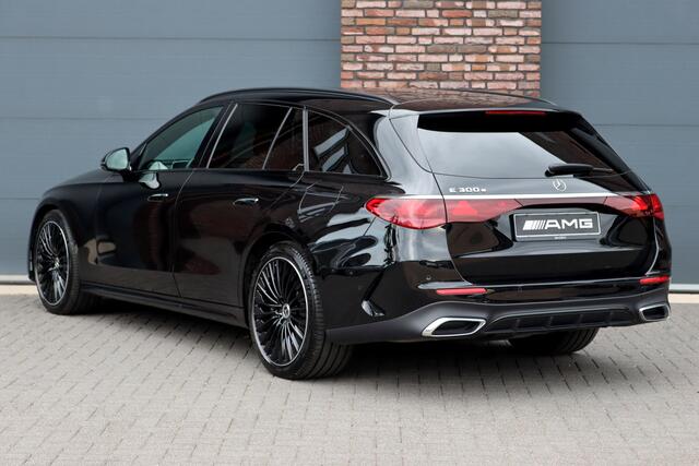 Mercedes-Benz E-estate 300 e AMG Line Aut9 | Distronic | Trekhaak | Digital Light | Verwarmd Stuurwiel | | Keyless Go | Leder | Surround Camera | Nightpakket | Achterbank Verwarmd |