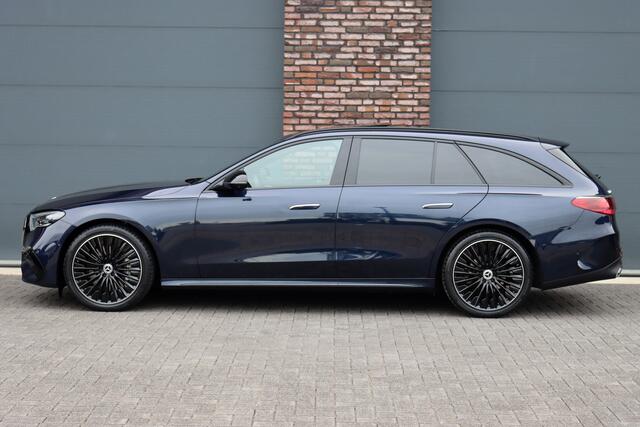 Mercedes-Benz E-estate 220 d 4MATIC AMG Line | Hyperscreen | Distronic+ | Panoramadak | Trekhaak | Burmester | Stoelventilatie | Verwarmd Stuurwiel | HUD | Memory | Digital Light |