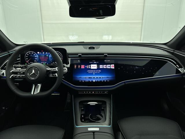 Mercedes-Benz E-estate 300 e Sport Edition | Premium pakket | Winter pakket | Nightpakket | Stoelventilatie voor | Trekhaak | Rijassistentiepakket Plus | 20 inch AMG velgen zwart | MBUX Superscreen | 360°-camera | DIGITAL Light |