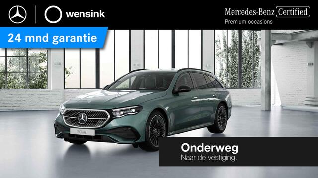 Mercedes-Benz E-estate 300 e AMG Line | Premium pakket | Head up display | 20 inch | Panoramadak | Trekhaak | Night pakket | Verlichte grille |