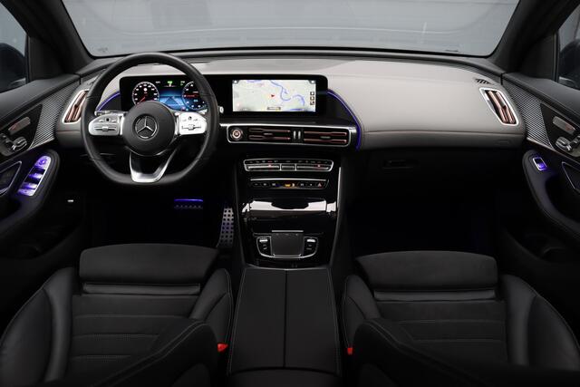 Mercedes-Benz EQC 400 4MATIC AMG Line 80 kWh | Schuifdak | Distronic+ | HUD | Memory | Camera | Keyless Go | Rijassistentiepakket | Advanced Sound System | Zonnerollo's |