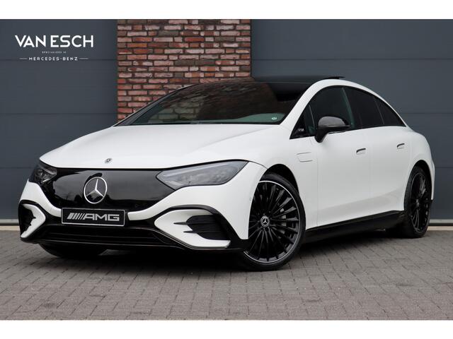 Mercedes-Benz EQE 300 Premium AMG Line 89 kWh | Hyperscreen | Airmatic | Distronic+ | Memory | Burmester | Digital Light | Panoramadak | Warmtepomp | Surround Camera | Augmented Reality | Leder | Keyless Go |